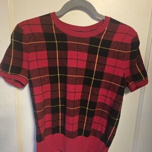 Polo Ralph Lauren Red Plaid Sweater